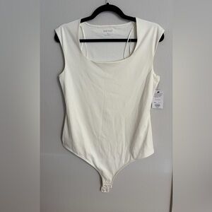 Nine West Women's Large Cream Bodysuit